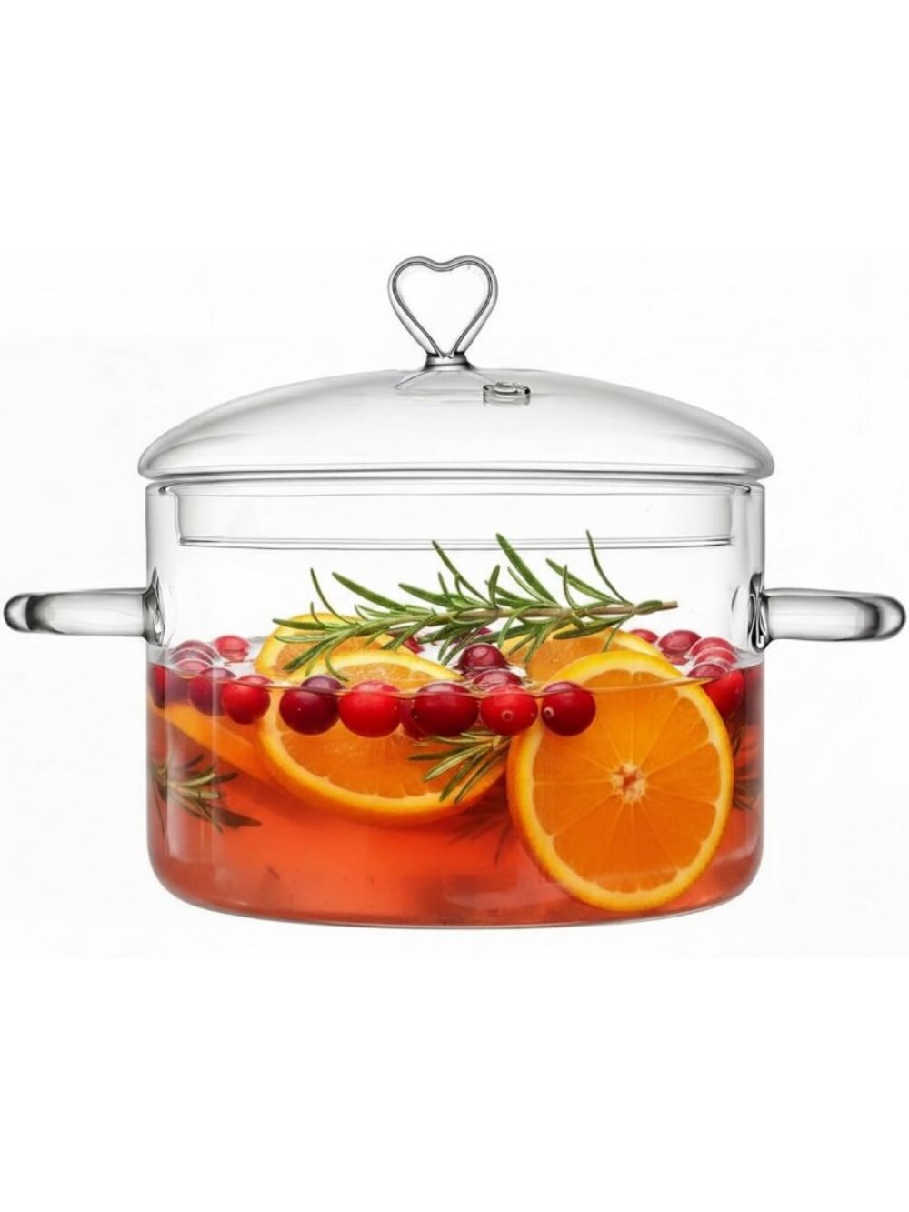 3.5L Glass Cooking Pot for Stove - Durable, Versatile, 3.7 Quart Kitchen